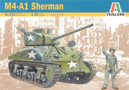 225 Italeri Tank M4-A1 Sherman