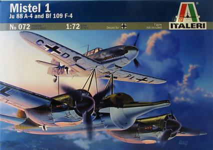 072 Italeri Vliegtuig Mistel 1  Ju 88 A-4  & BF 109 F-4