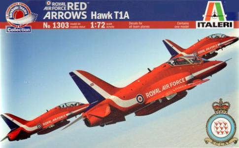 1303 Italeri Straaljager Royal Air Force RED ARROWS Hawk T1A
