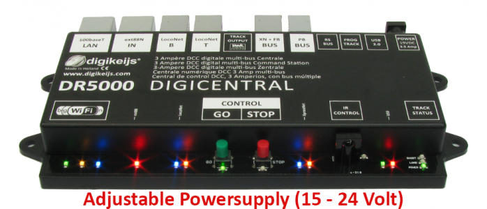DR5000-ADJ Digikeijs DCC Multi-bus centrale