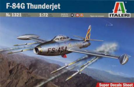 1321 Italeri Vliegtuig F-84G Thunderjet