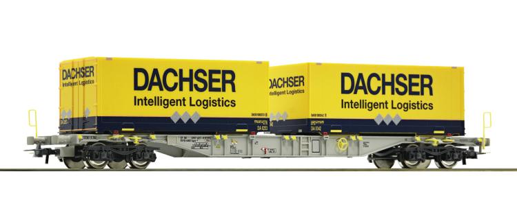 76921 Roco Containerwagen AAE Dachser Logistics