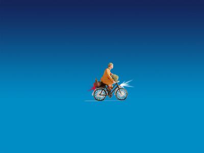 17570 Noch Fietser met verlichting