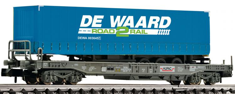 845369 Fleischmann N NS Hupac met  De Waard oplegger