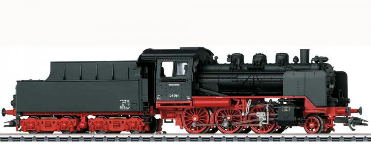 36249 Marklin Stoomlocomotief BR 24 met grote tender MFX Sound + Rook MHI