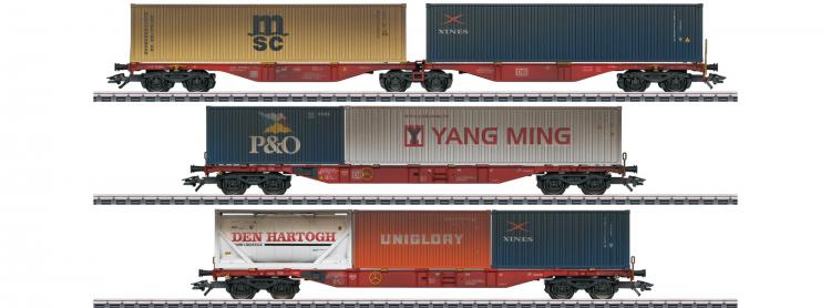 47810 Marklin Set containerwagens DB AG MHI