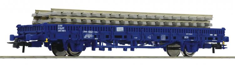 67583 Roco Railpro rongenwagen met rails