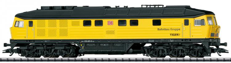 22402 Trix Diesellocomotief serie 233 Tiger DB DCC MFX Sound & Rook