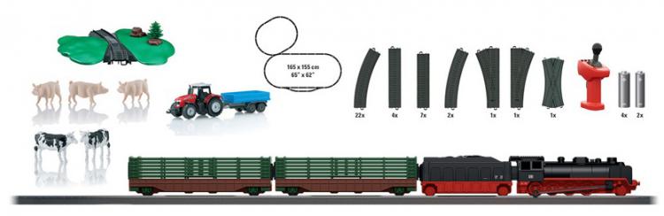 29308 Märklin my world 3+ startset met stoomlocomotief "Landbouw"
