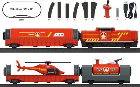29340 Märklin my world 3+ startset "brandweer"