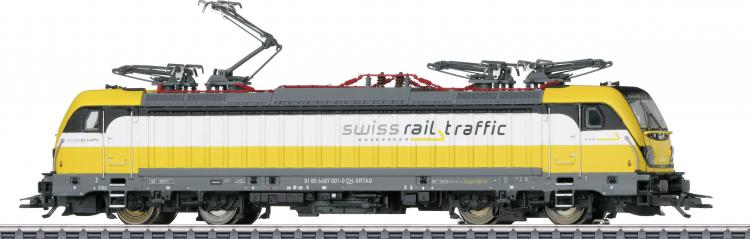 36635 Marklin E-lok BR 487 TRAXX 3 Swiss Rail Traffic AG MFX Sound