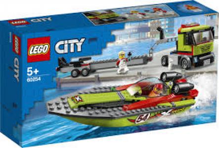 60254 Lego City Raceboottransport