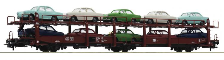76458 Roco Autotransportwagen DB met lading