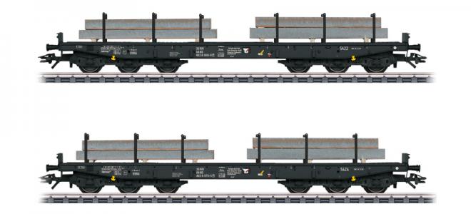 48658 Marklin Set NS Zwarelastwagens met lading