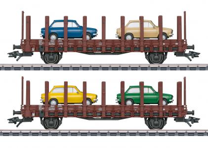 46404 Marklin Set platte wagens "DAF 66" NS