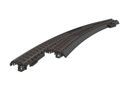 24771 Marklin C-rails Slanke meegebogen wissel links