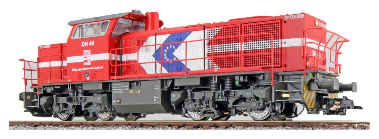 31302 ESU AC/DC Diesellok G1000 DH 49 HGK Digitaal Sound + digitale koppeling