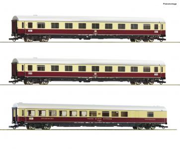 74073 Roco Personenrijtuigen Set 2: TEE 74/75 „Roland“ DB