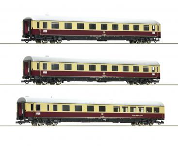 74072 Roco Personenrijtuigen Set 1: TEE 74/75 „Roland“ DB