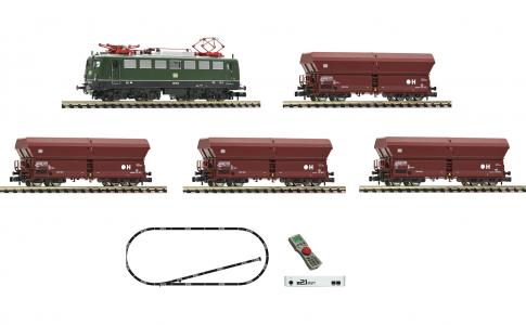 931895 Fleischmann N z21 Startset Diesellocomotief BR 140 met goederentrein Deutsche Bundesbahn