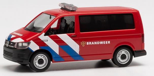 941907 Herpa VW T6 Brandweer nieuwe striping (NL) 1:87