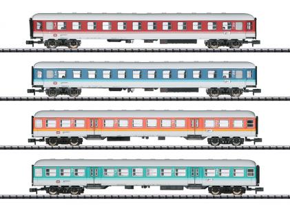 15806 Minitrix N Personenwagenset "Neue Farben"