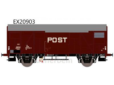 20903 Exact-Train NS Gs 1410 Post met bruine Luchtroosters Nr. 1202 616-8 tijdperk IV