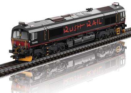 39068 Marklin Diesellocomotief Class 66 JT42CWR Rush Rail MFX+, Rook & Sound