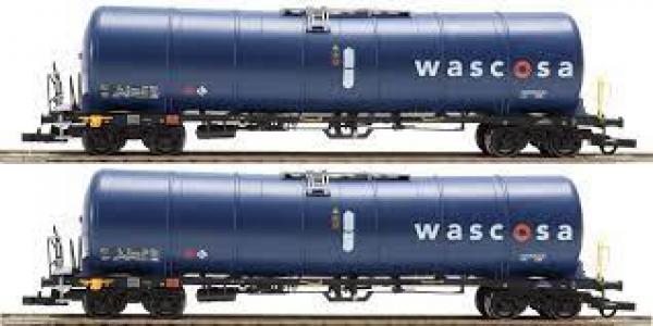 96110011 Igra Model 2 delige set tankwagens Zacns 98 Wascosa Oranje/ Blauw 2