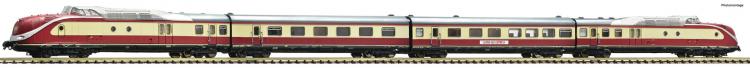 741085 Fleischmann N 4-delig dieseltreinstel BR 601 Alpen-See-Expres DB DCC Sound