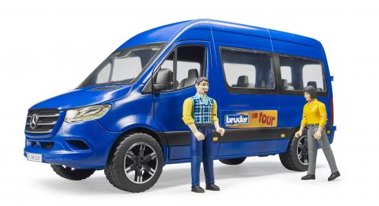 02670 Bruder Mercedes-Benz taxibus met twee figuren 1:16