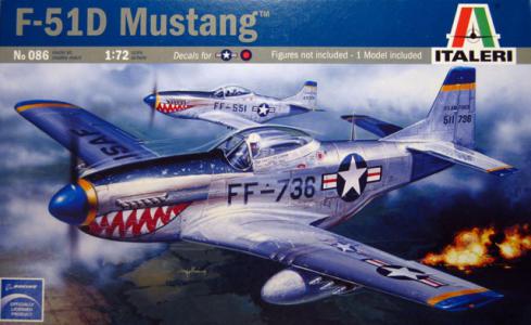 086 Italeri vliegtuig P-51D Mustang